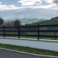 Clôture aluminium Alujour gris anthracite - RAL 7016 avec barreaudage