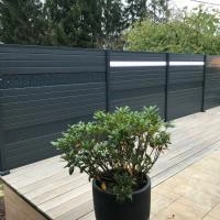 Clôture aluminium Alulam gris anthracite RAL 7016