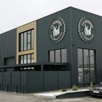 Clôture aluminium Alulam gris anthracite RAL 7016 pour terrasse