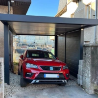 Clôture aluminium Alu20 RAL7016 carport