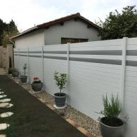 Clôture aluminium Alulam blanc RAL 9016