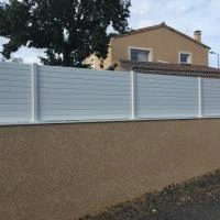 Clôture aluminium Alulam blanc RAL 9016