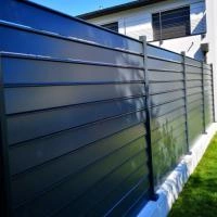 Clôture aluminium Alujour gris anthracite RAL 7016