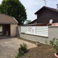 Clôture aluminium Aluclin XL blanc RAL 9016