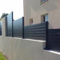 Clôture aluminium Alulam gris anthracite RAL 7016