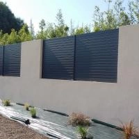 Clôture aluminium Alulam gris anthracite RAL 7016