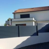 Clôture aluminium Aluclin anthracite RAL 7016