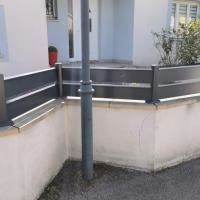 Clôture aluminium Alujour gris anthracite RAL 7016