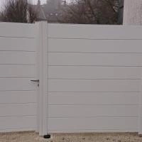 Portail battant et portillon aluminium Aluline blanc - RAL 9016