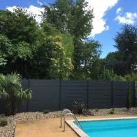 Clôture aluminium Alulam gris anthracite RAL 7016
