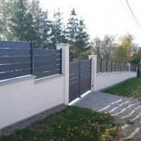 Clôture aluminium Alujour gris anthracite - RAL 7016