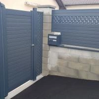 Portillon aluminium Alulam anthracite - RAL 7016