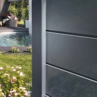 Clôture aluminium Alu20 détail vue face