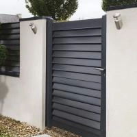 Portillon gamme Aluclin RAL 7016