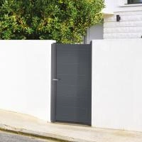 Portillon aluminium Alumax - RAL 7016