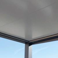 Effet toit plat : panneaux sandwichs autoportants