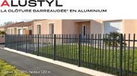 Flyer clôture barreaudée gamme Alustyl