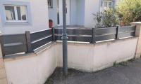 Clôture aluminium Alujour gris anthracite RAL 7016