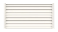 Clôture aluminium Aluclin - RAL 9016