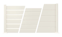 Clôture aluminium Aluline blanc - RAL 9016
