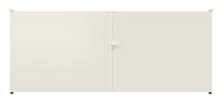 Portail aluminium Alupass - RAL 9016