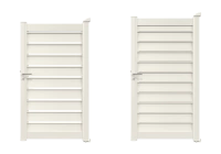 Portillon aluminium Alujour - RAL 9016