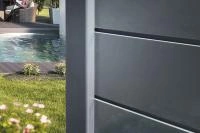 Clôture aluminium Alu20 détail vue face