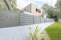 Clôture aluminium Aluclin XL claustra RAL 7037