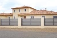 Clôture aluminium Aluclin XL RAL 7037