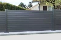Clôture aluminium Aluline délignement en bas