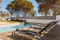 Clôture aluminium Alumax ensemble 2 lames RAL 7037