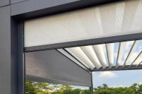 Pergola bioclimatique aluminium Alusun stores