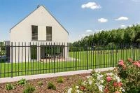 Clôture aluminium barreaudée gamme Alustyl - Hauteur 1,6 m - RAL 7016